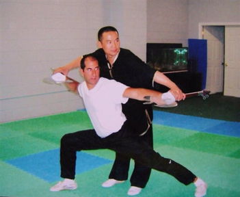 李冰博士的武术风采 图像中的武术精神