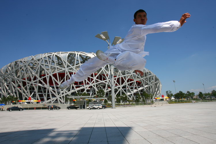 鸟巢外的武韵 光影之间的功夫传承